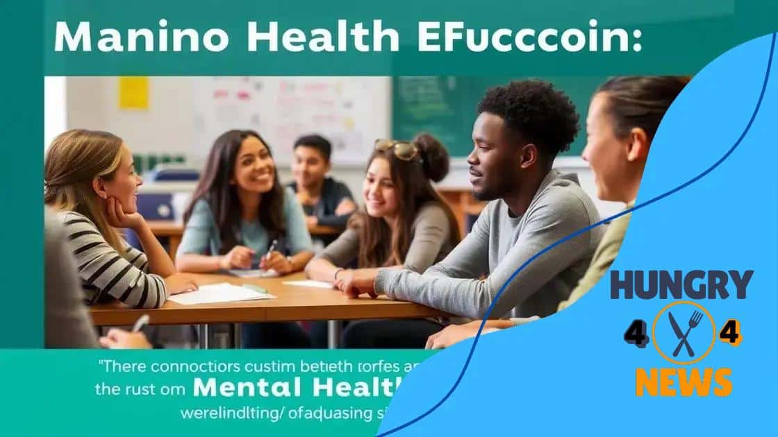 Benefits of mental health education